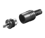 DINIC Lautsprecherstecker, schwarz, 2 Stück